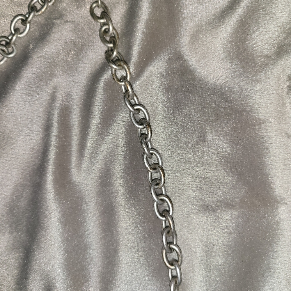 Premier Jewlery Statement Necklace with SILVER GOLD AND BRONZE - Picture 3 of 3